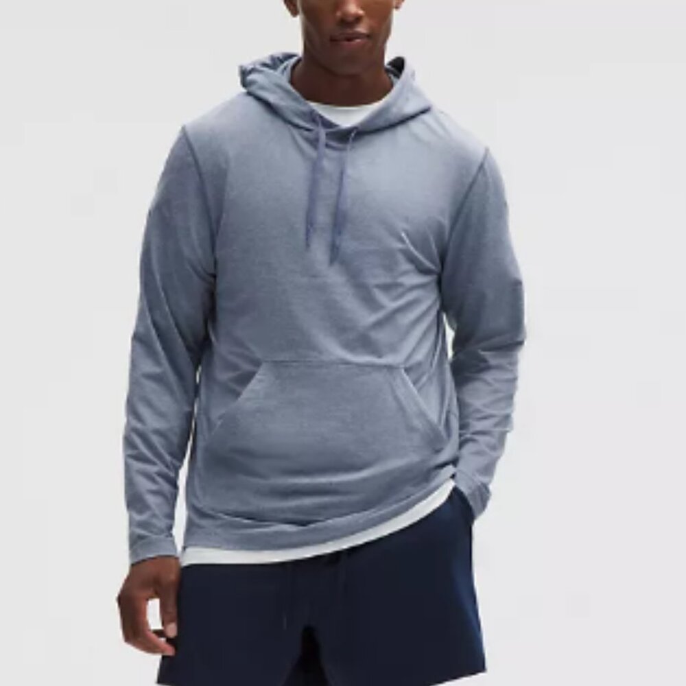 Lululemon NWT Soft Jersey Pullover Hoodie — Blue Willow